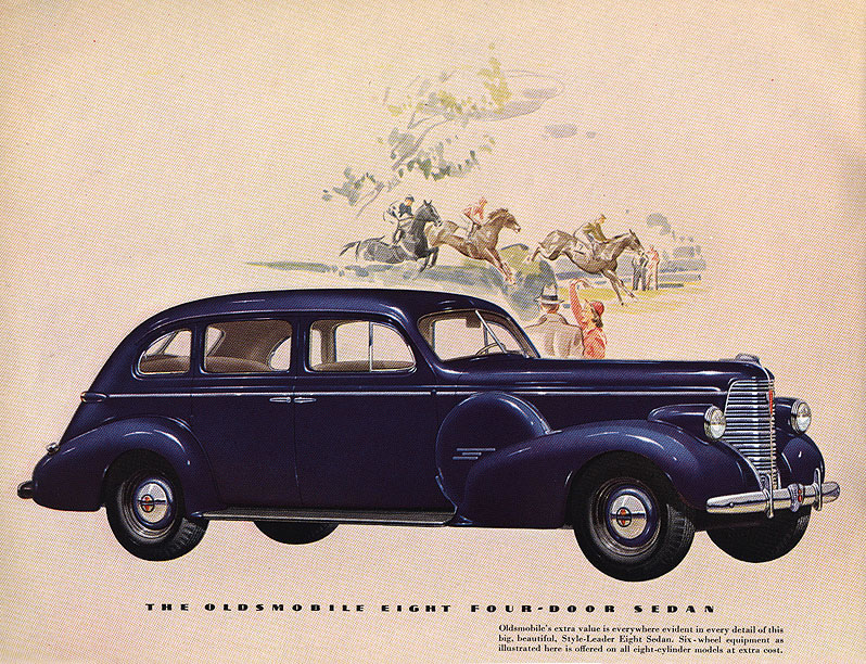 1938 Oldsmobile Motor Cars Brochure Page 6